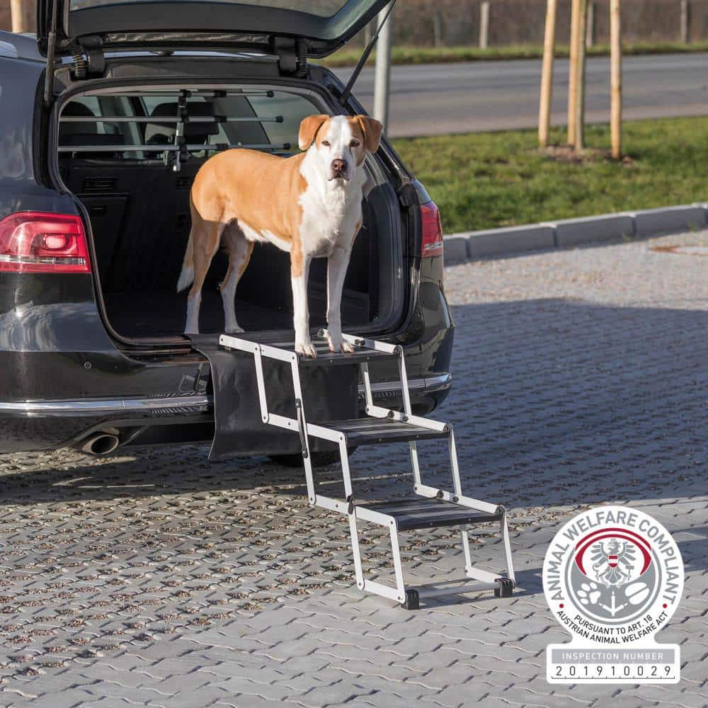 TRIXIE Heavy-Duty Foldable Aluminum Pet Steps 39376