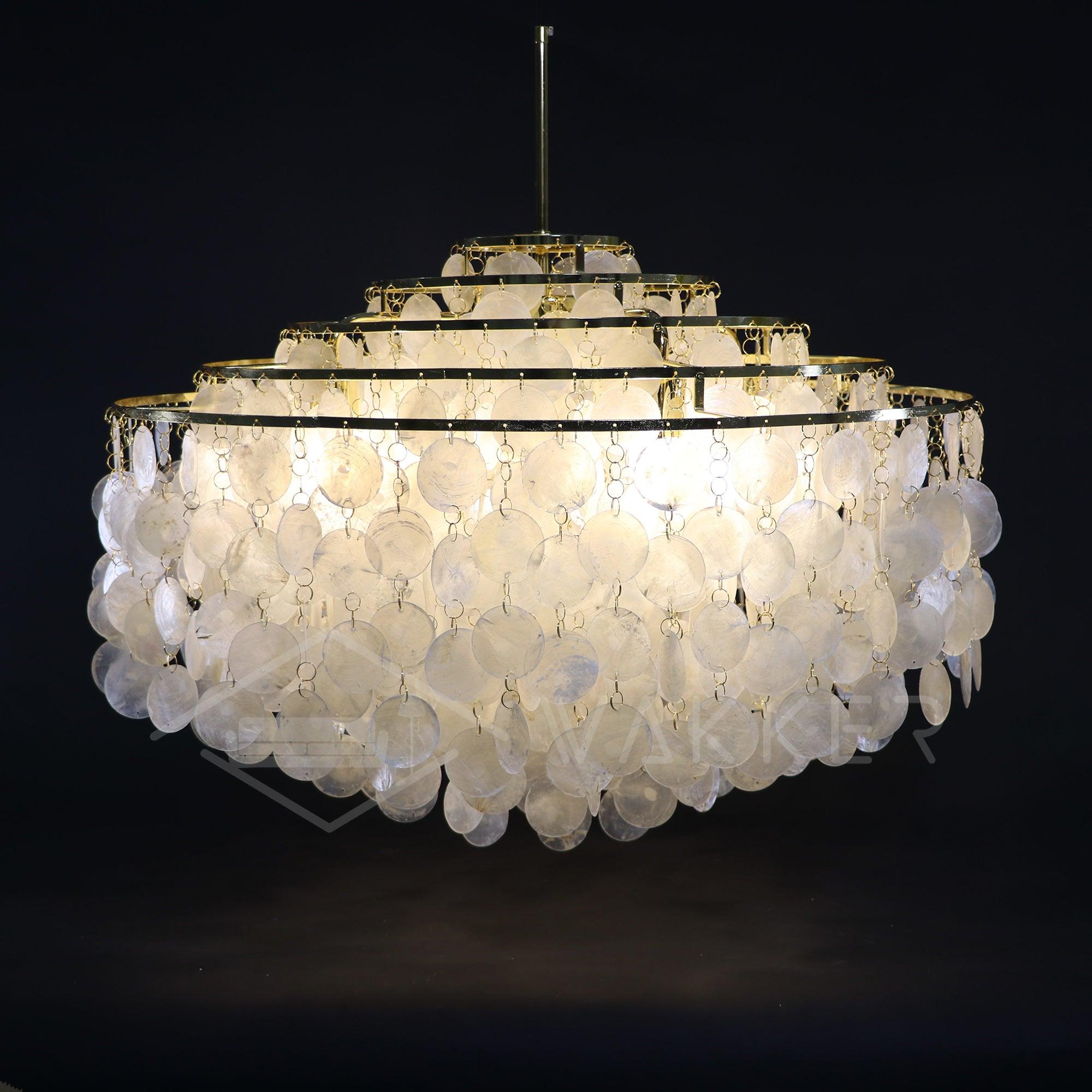 Round Shell Chandelier