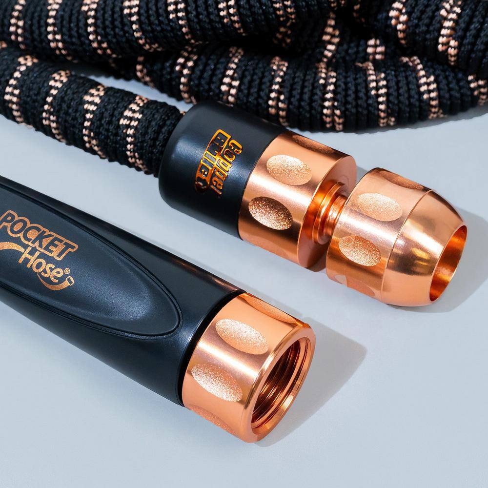 Pocket Hose Copper Bullet 34 in. Dia x 100 ft. Expandable 650 psi Lightweight Lead-Free Kink-Free Hose 16262