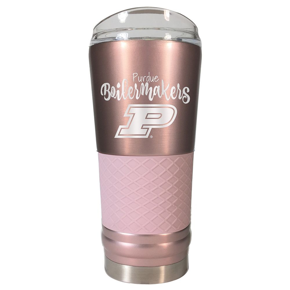 Purdue Boilermakers 24-Ounce Draft Rose Gold Tumbler