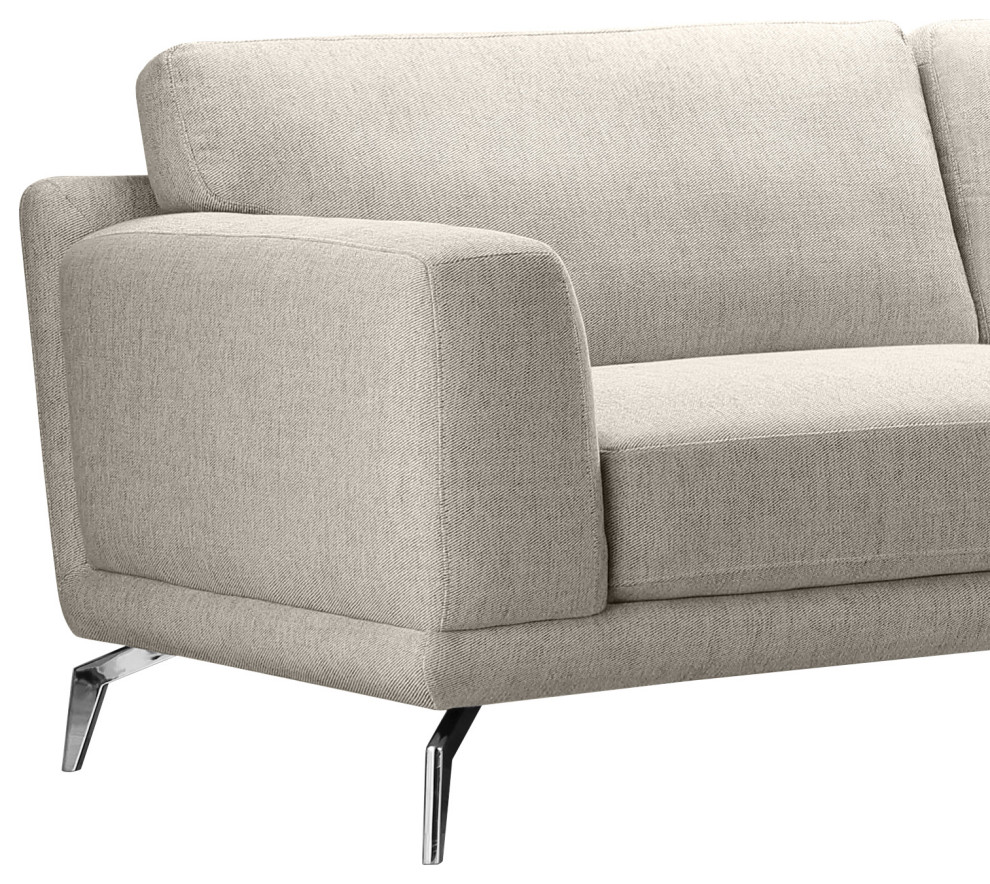 Andy 2 Piece Fabric Sectional   Midcentury   Sectional Sofas   by Abbyson Living  Houzz