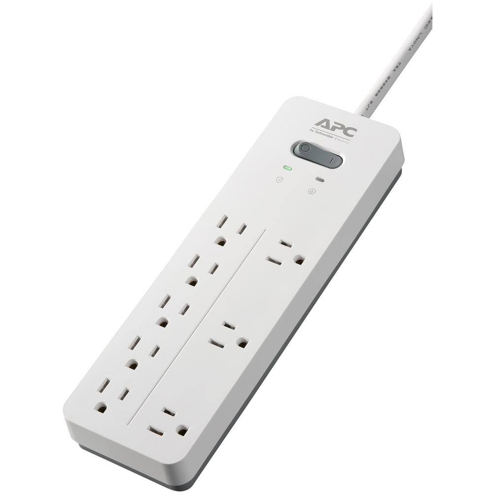 APC SurgeArrest 8-Outlet Power Strip Surge Protector PH8W