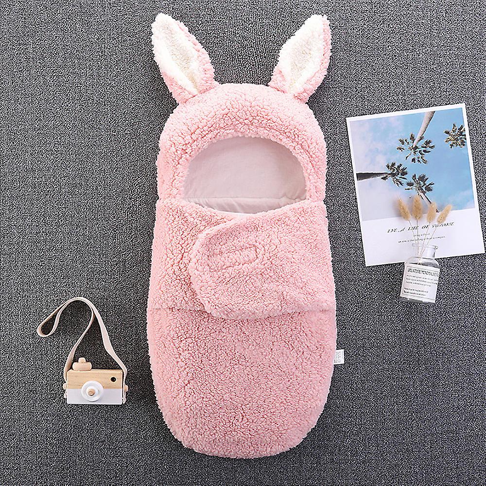 Newborn Baby Swaddle Blanket Imitation Wool Stroller Wrap Nap Child Toddler Sleeping Bag