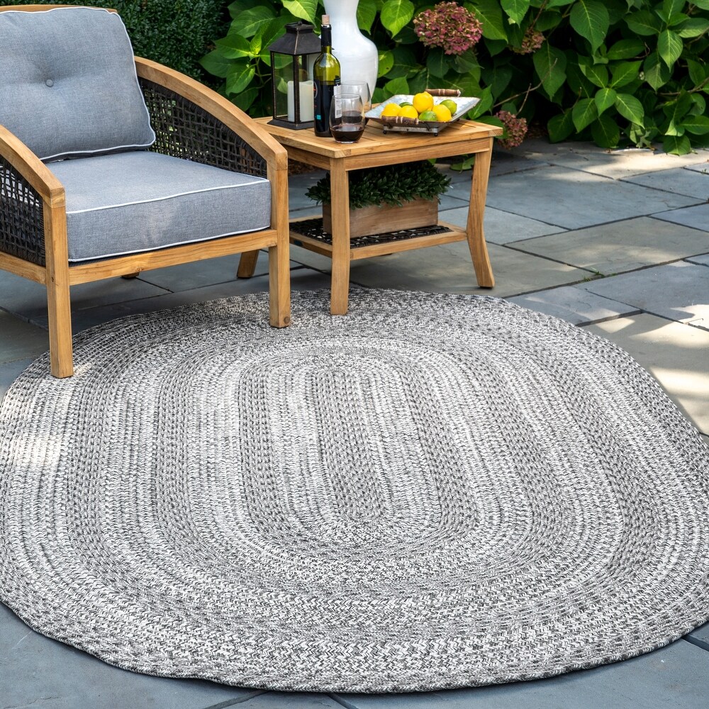 Brooklyn Rug Co Braided Texture Indoor/ Outdoor Area Rug