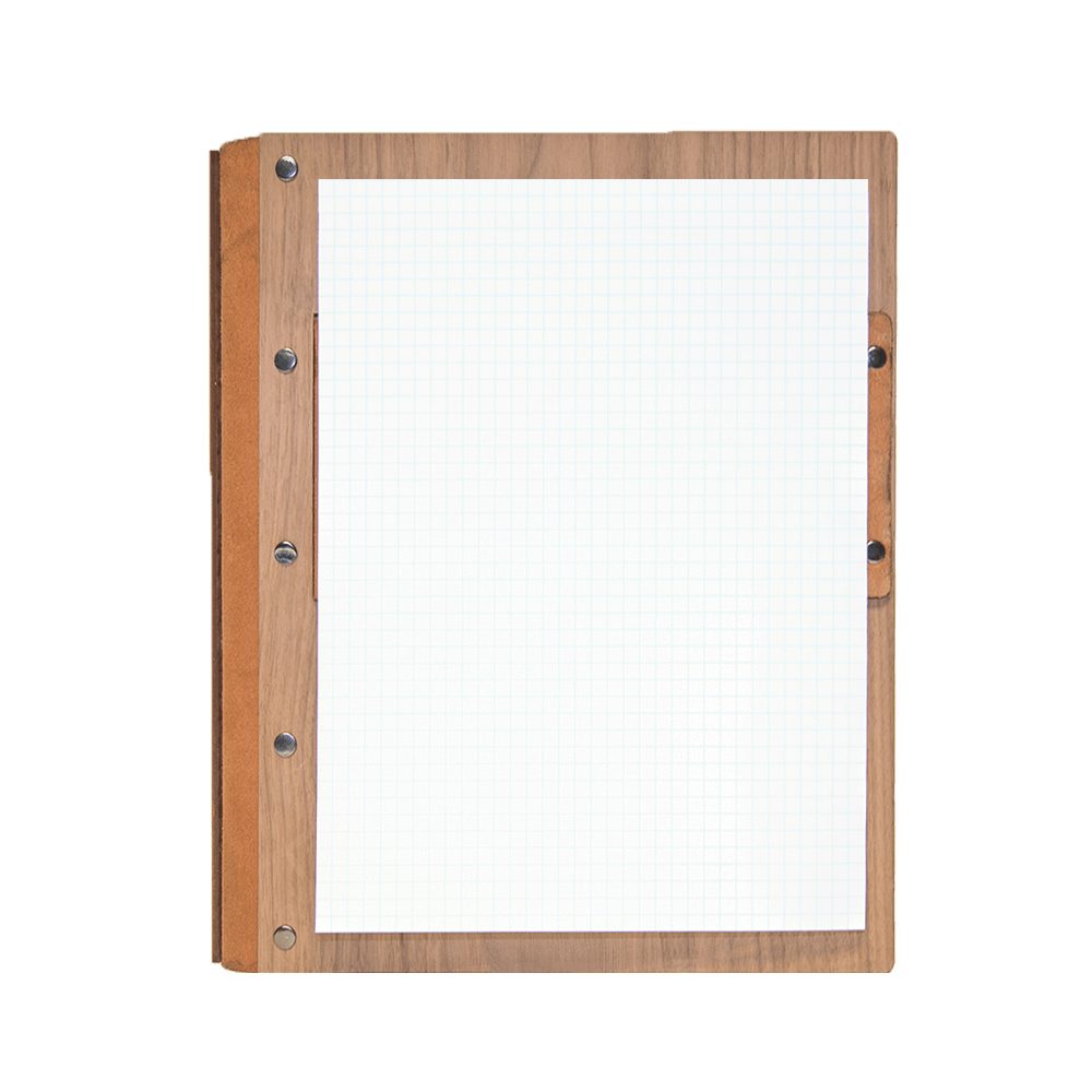 Wood Padfolio