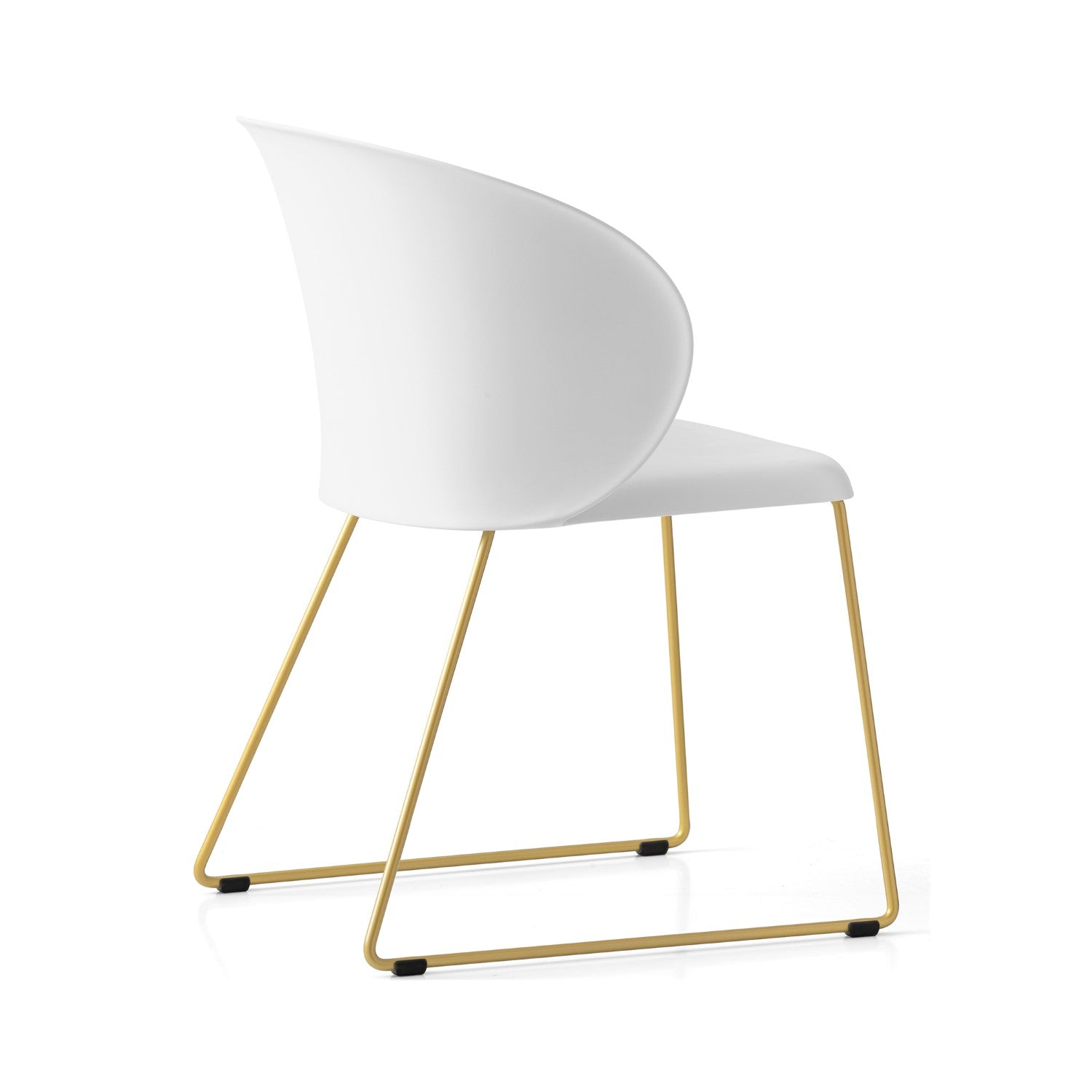 Tuka Indoor/Outdoor Painted Brass Leg Chair