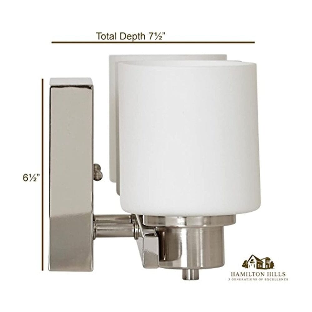 Traditional Polished Nickel Three Light Wall Sconce