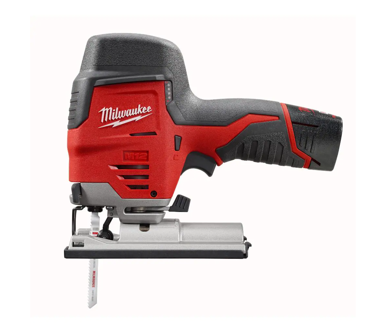 Milwaukee 2445-20-48-11-2420 M12 12V Lithium-Ion Cordless Jig Saw with M12 2.0Ah Battery