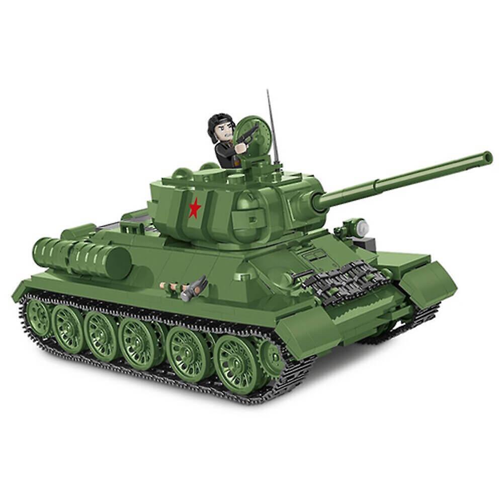 World War II T-34-85 Tank 668pcs