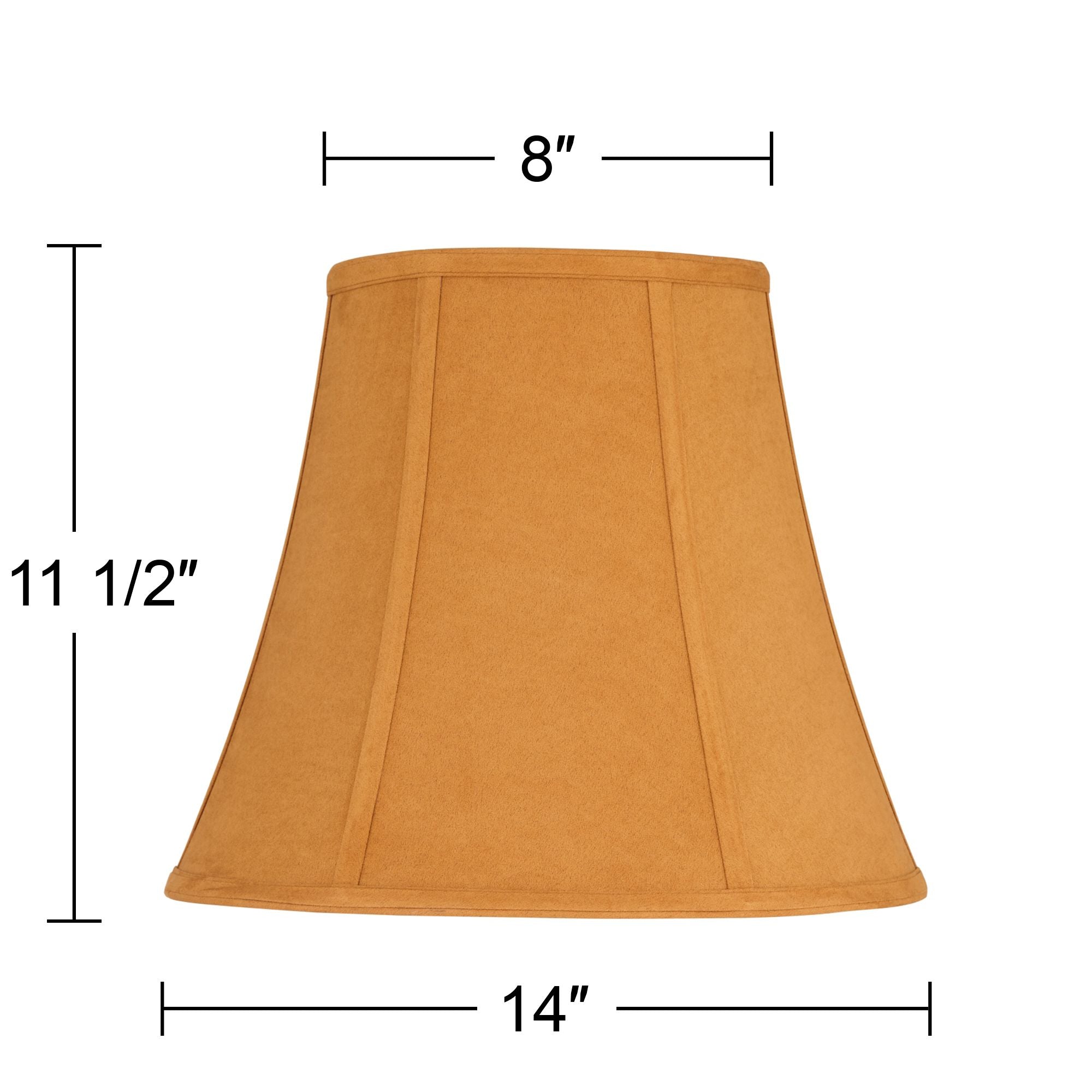 Springcrest Bell Lamp Shade Rust Medium 8