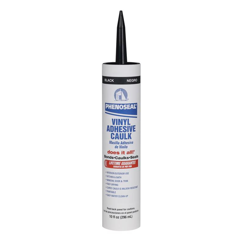 CAULK PHENOSEAL BLK 10OZ