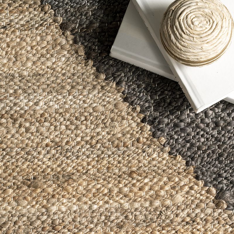 nuLOOM Pandora Diamond Jute Area Rug