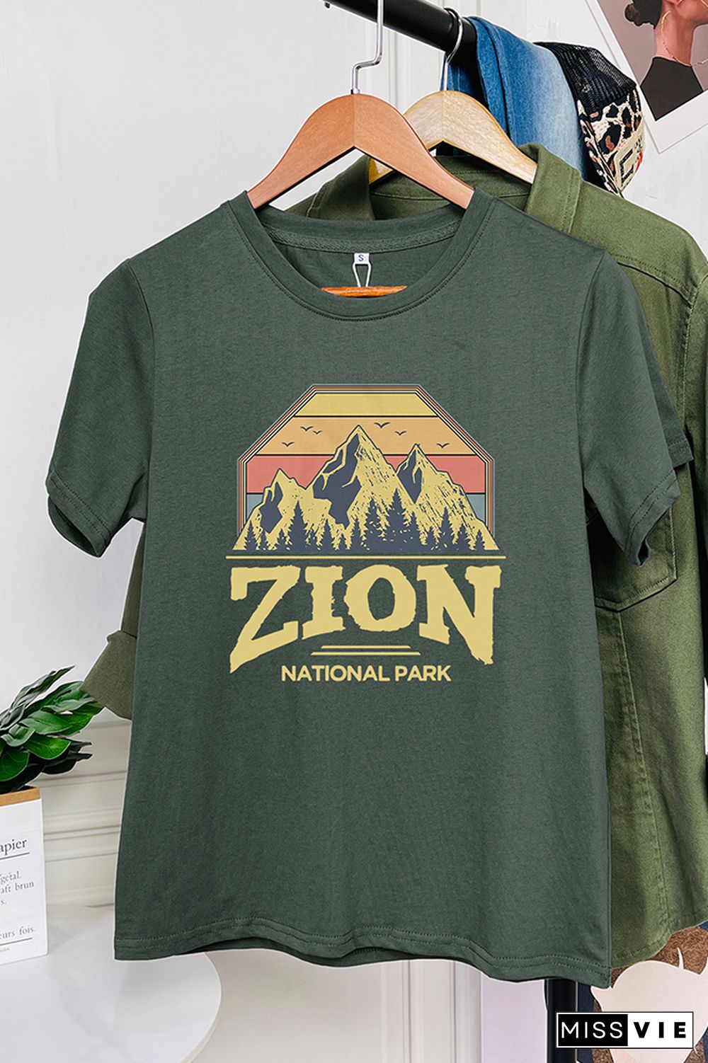 Zion National Park Graphic T-Shirt Wholesale