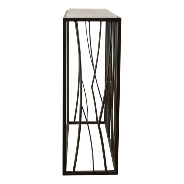 Reed Dark Iron 36-Inch Console Table