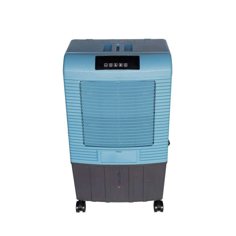 Hessaire 2100 CFM 3-Speed Portable Evaporative Cooler (Swamp Cooler) for 700 sq. ft. in Ice Blue MC26T