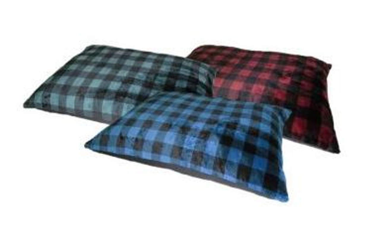 Aspen Pet Plaid Pillow Dog Bed， 29X40