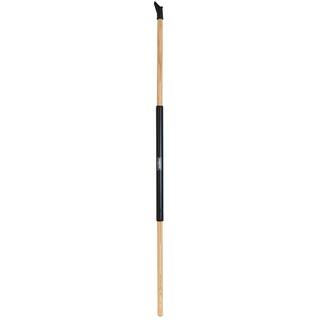 HARPER 24 in. All-Purpose HardwoodSteel Handle Push Broom for Dust and Gravel 20201044