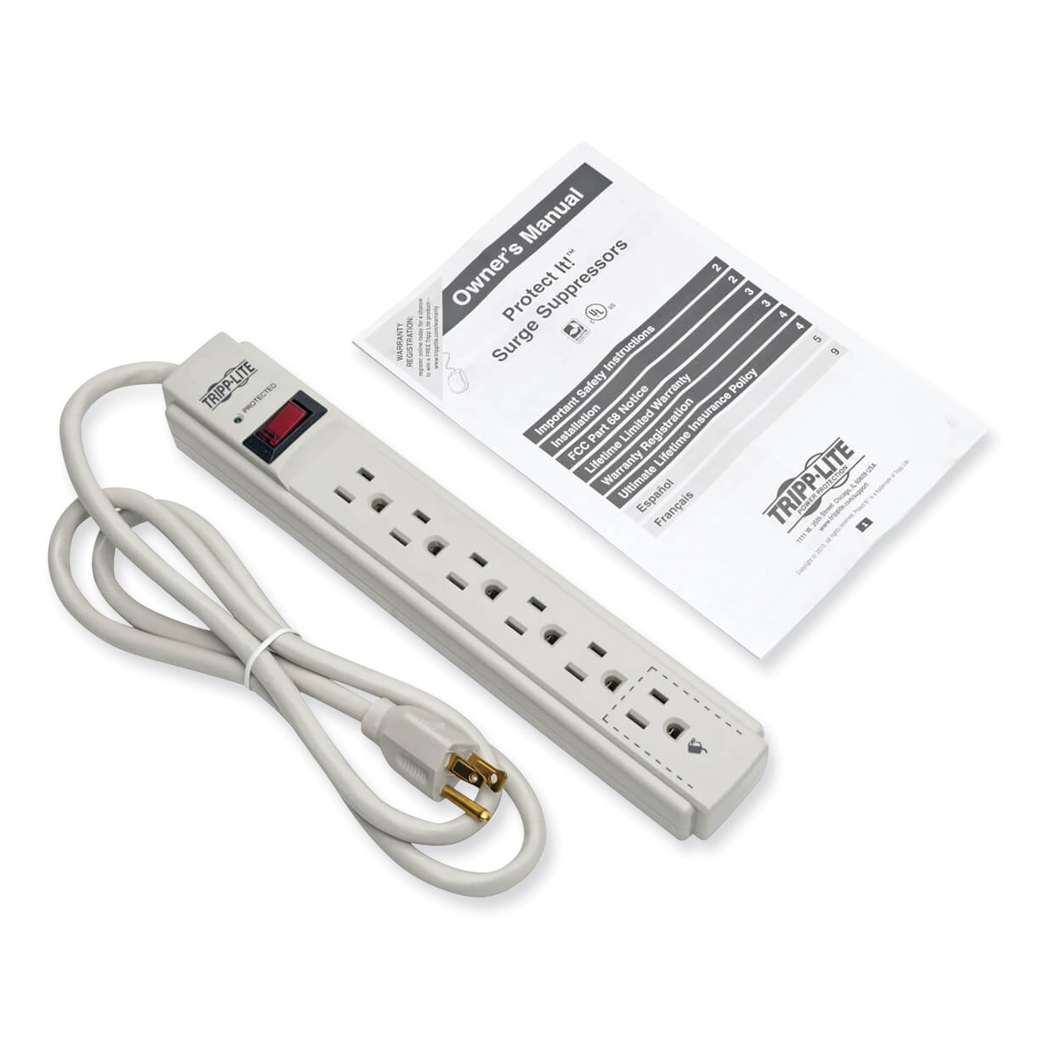 Protect It! Surge Protector by Tripp Lite TRPTLP604