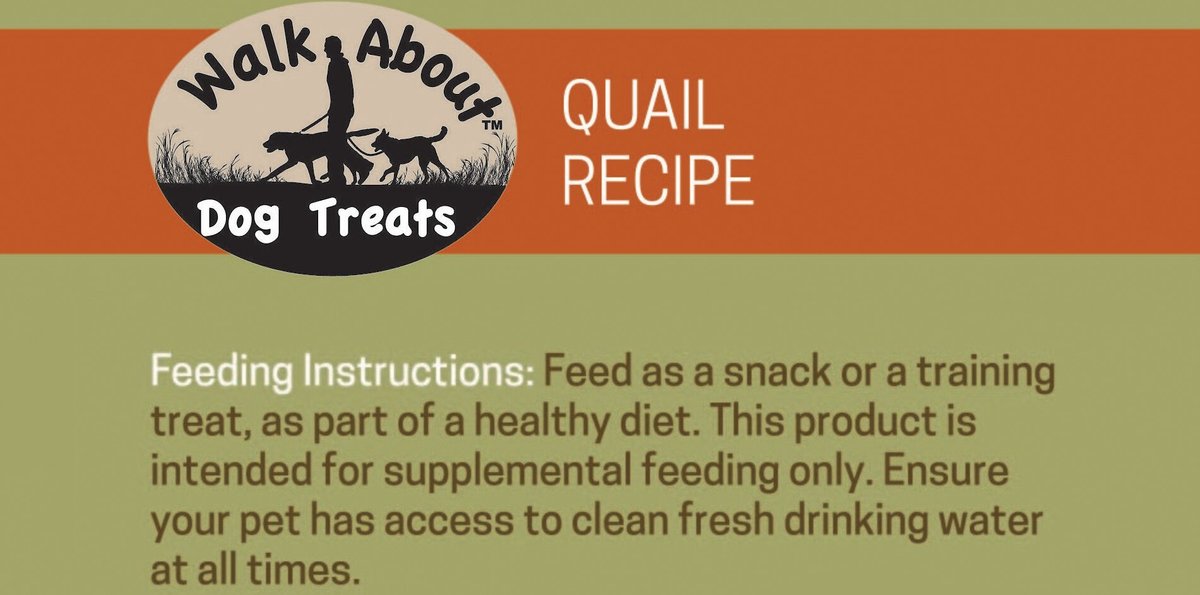 Walk About Quail Grain-Free Jerky Dog Treats