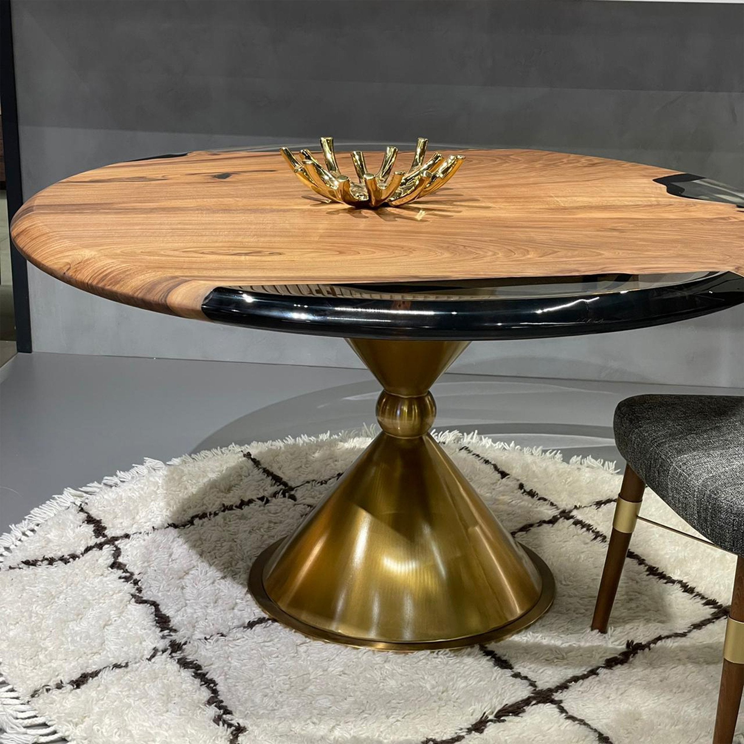 Monaco Golden Dining Table Base Tg-150Base