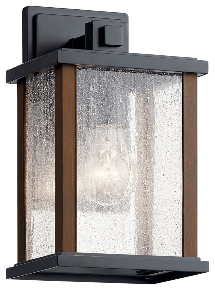 Kichler Marimount 1 Light Outdoor Wall Light 59016BK  Black   Transitional   Outdoor Wall Lights And Sconces   by Lighting and Locks  Houzz