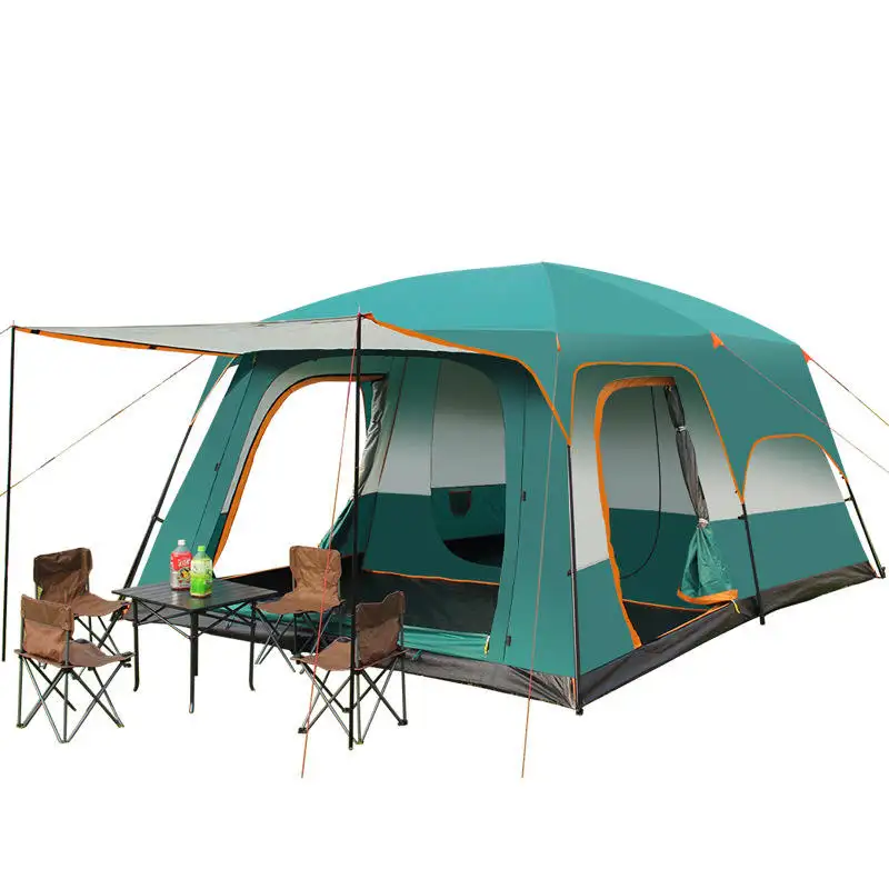 2023 Custom camping tent waterproof 2 4 person thickened hiking outdoor travel camping tents