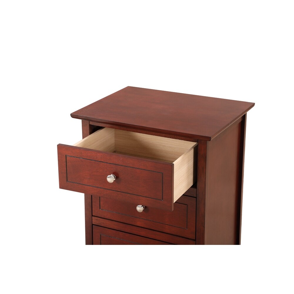 Daniel 3 Drawer Nightstand (25 in. H x 15 in. W x 19 in. D)