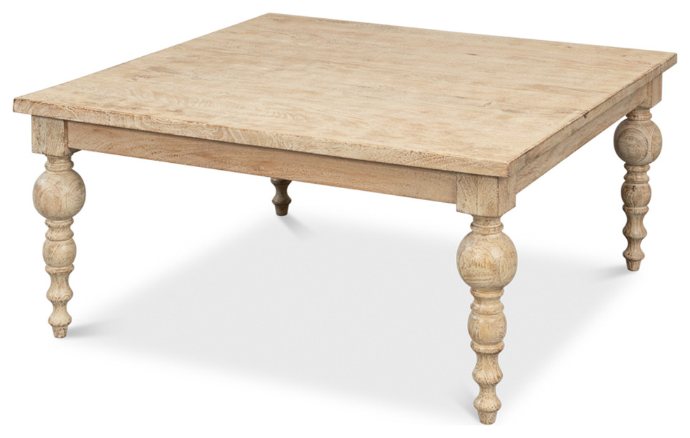 Organic Natural Coffee Table   French Country   Coffee Tables   by English Georgian America  Houzz