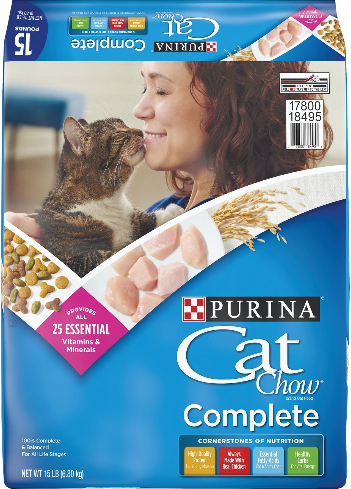 Purina Cat Chow Dry Cat Food 15 Lb.