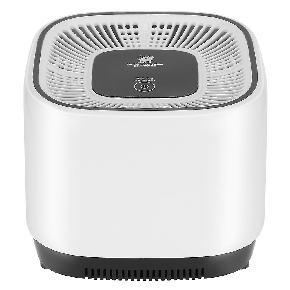 Home Desktop Air Purifier 360 Degree Micro Ecological Anion Office Air Cleaner Filter(EU Plug 100-240v )