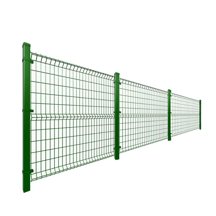 Powder Coated Single Double Garden Gate and Poles Style Round Style Steel Factory Q235 Europe Black Green Waterproof Accessories