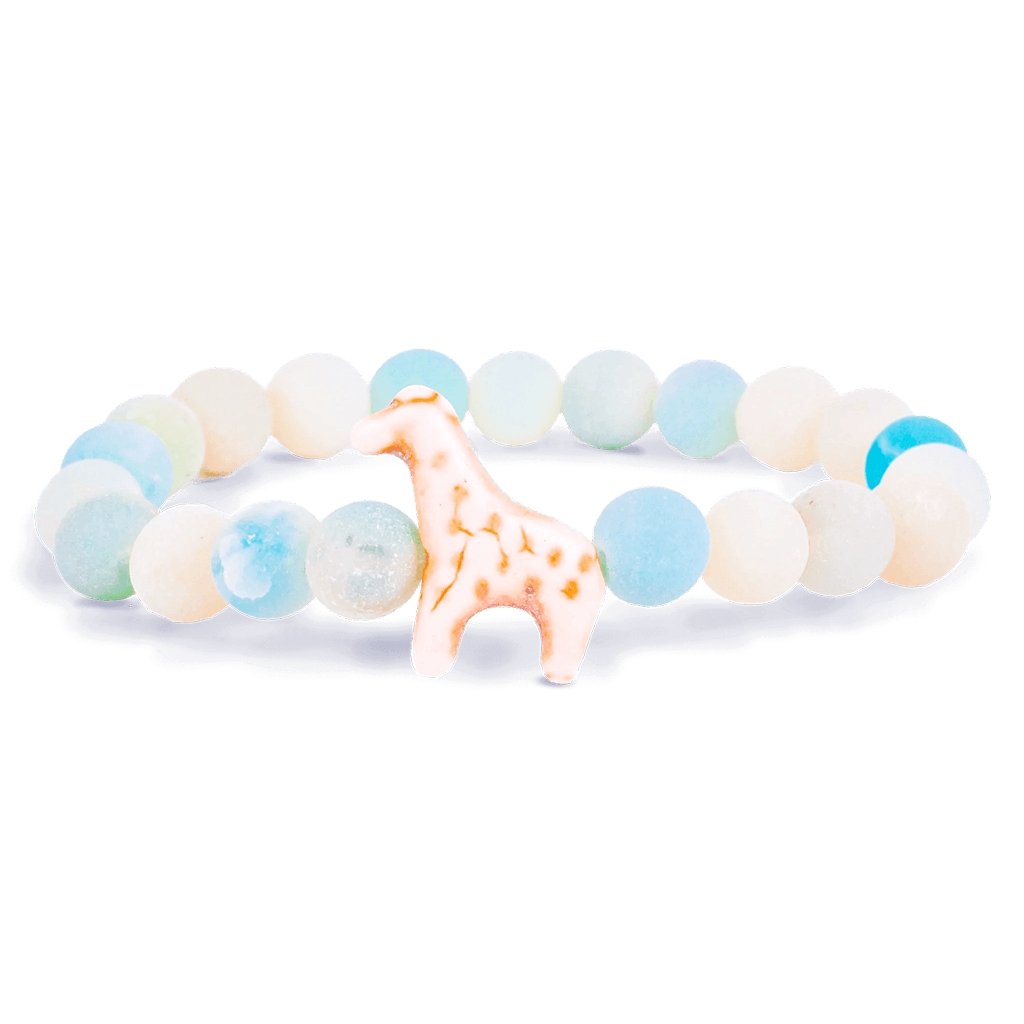 Fahlo  The Trek Bracelet in Sky Stone-Giraffe-Tracking Bracelet