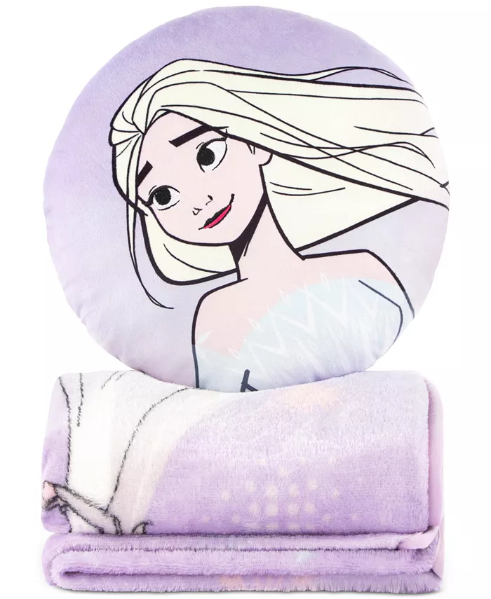 Disney CLOSEOUT! Frozen II 2-Pc. Nogginz Pillow and Travel Throw Set