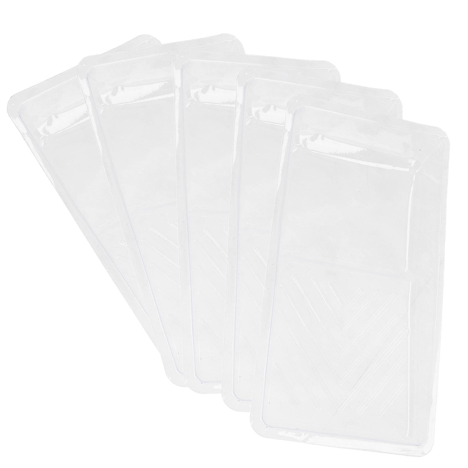 Clear Disposable Roller Tray Liners Liner for 100mm / 4” Roller Trays 20 Pack