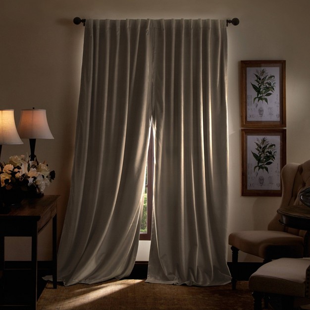 2pk Blackout Lucca Velvet Window Curtain Panels Martha Stewart