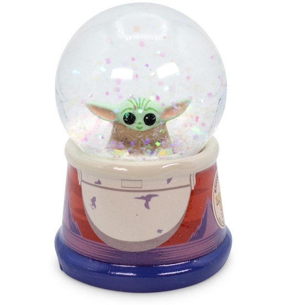 Silver Buffalo Star Wars The Mandalorian The Child Hover Pod Light up Mini Snow Globe