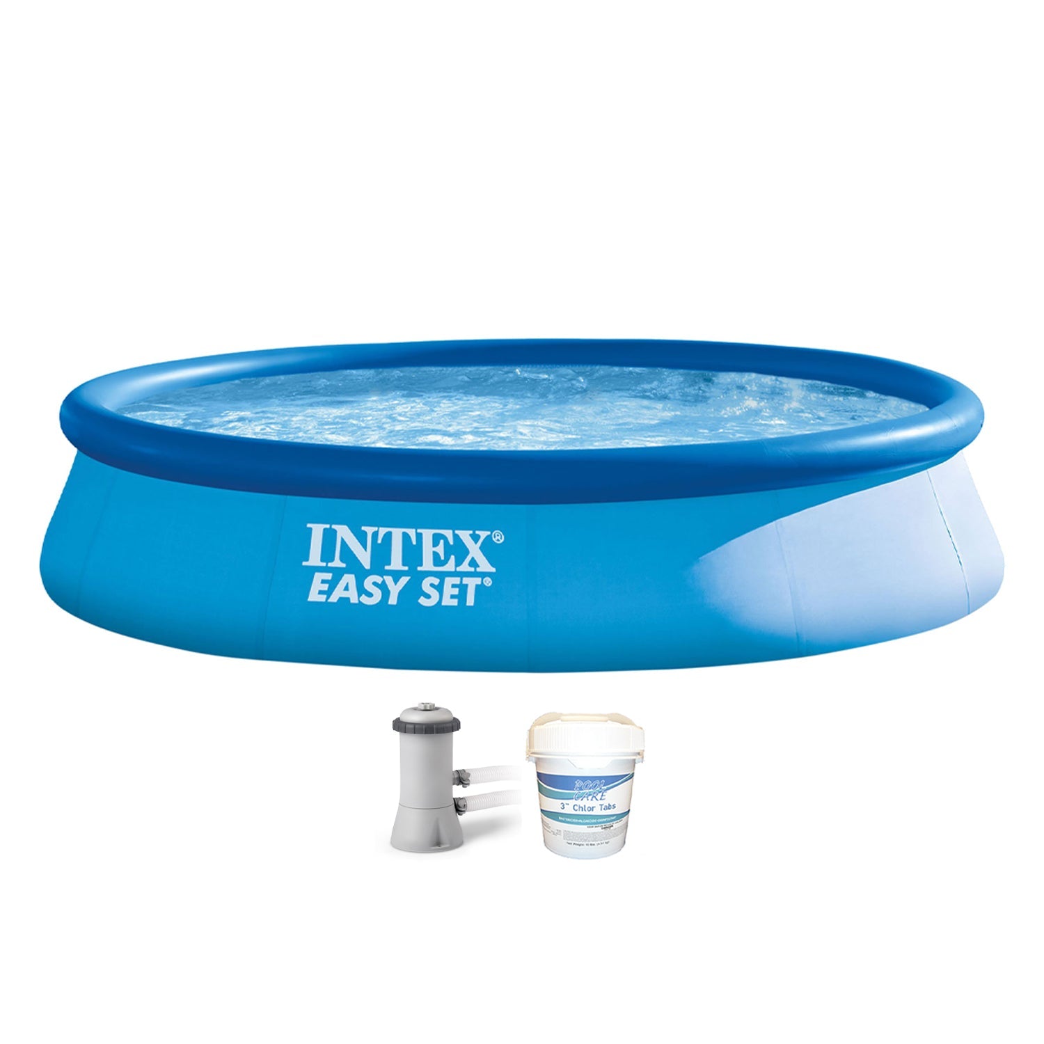 Intex 28141EH 13Ft x 33In Swimming Pool with Filter Pump & 3" Chlorine Tabs