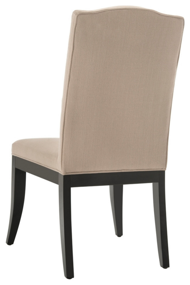 Lauren 20  x27 x27Dining Chair  Set of 2  Taupe/Cherry Mahogany   Transitional   Dining Chairs   by Rustic Home Furniture Deco  Houzz