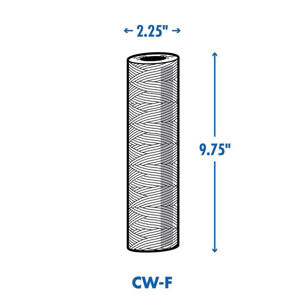 Culligan Universal 10-Micron Cord Wound Sediment Replacement Cartridge Water Filtration System CW-F