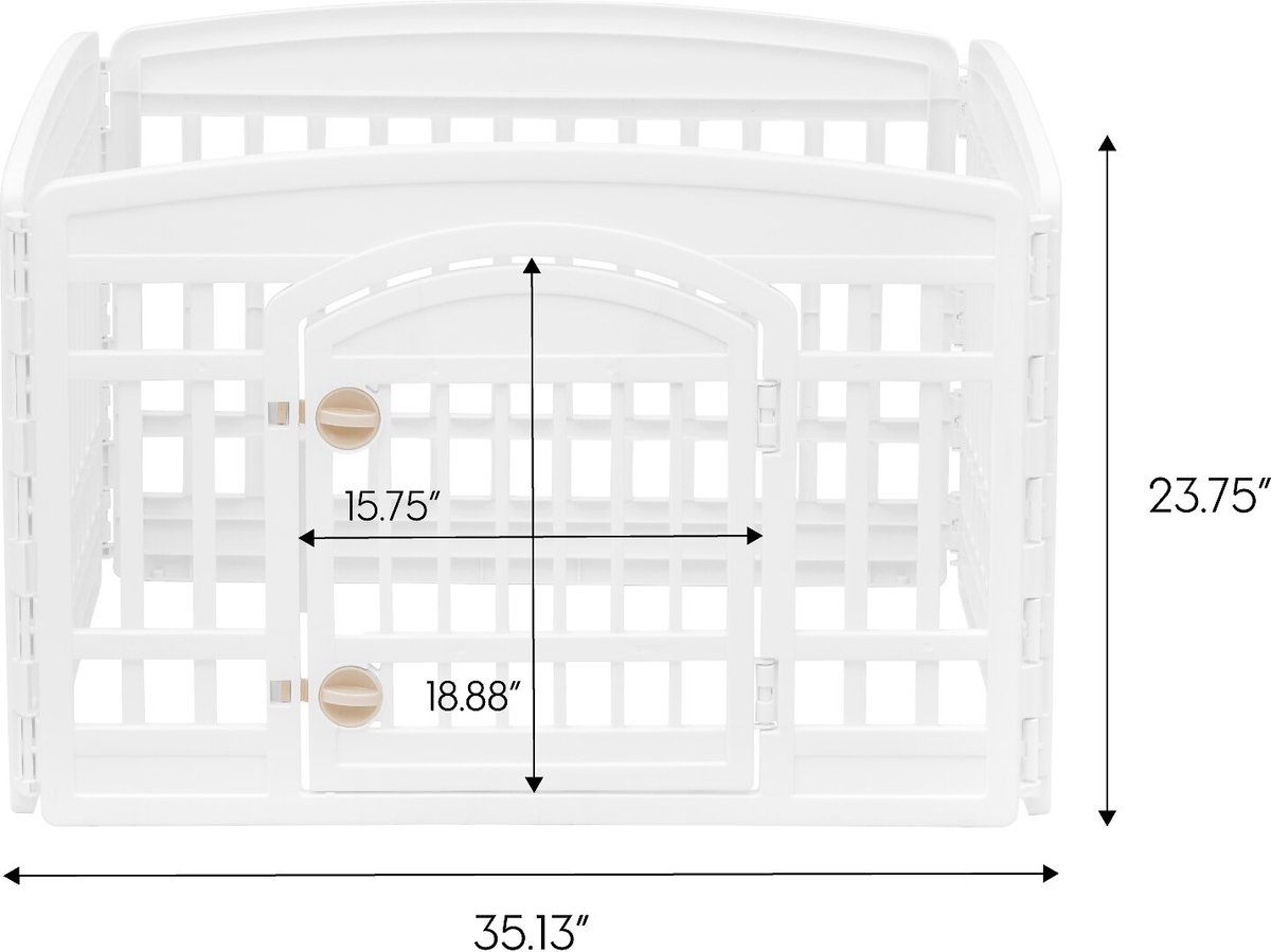 IRIS Exercise Dog Playpen with Door - 4 to 8 Panel Sizes