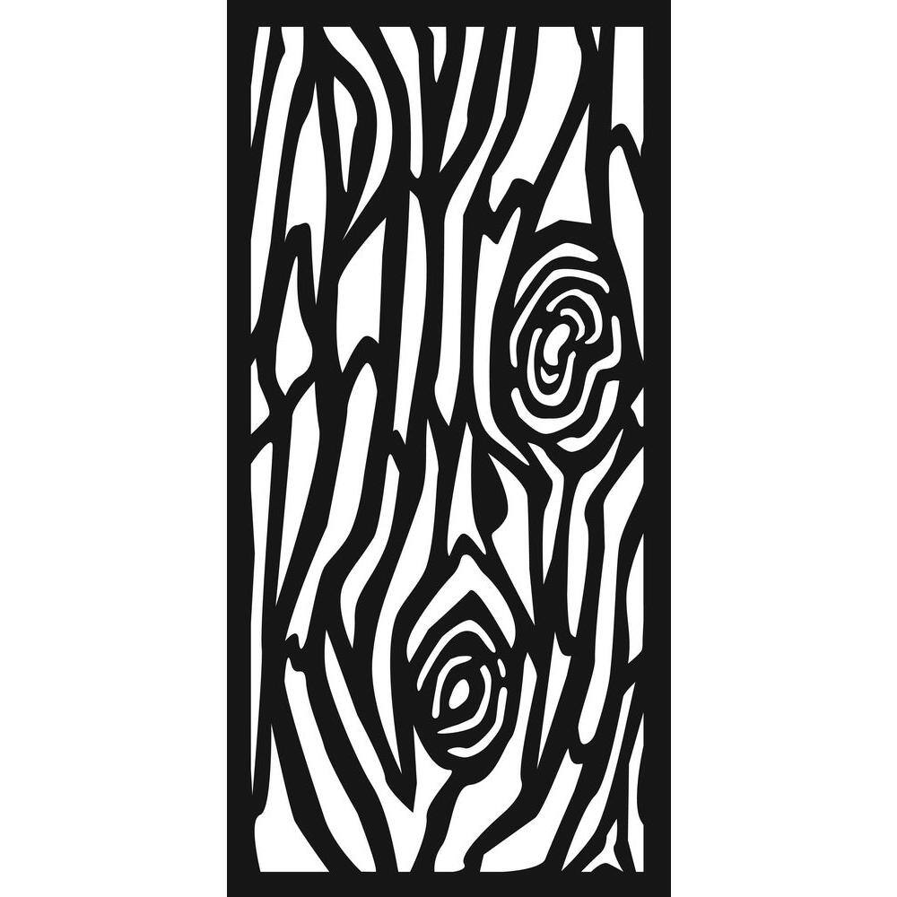 Matrix 0.3 in. x 45.7 in. x 1.9 ft. Old Oak Wall Art  Fence Panel B-OO1206-CH