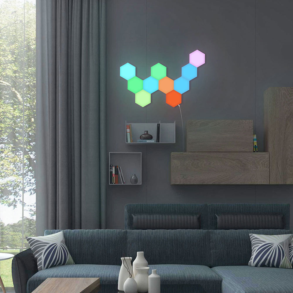 LifeSmart Modular Touch Light Panels Wall Light RGB 10PCS