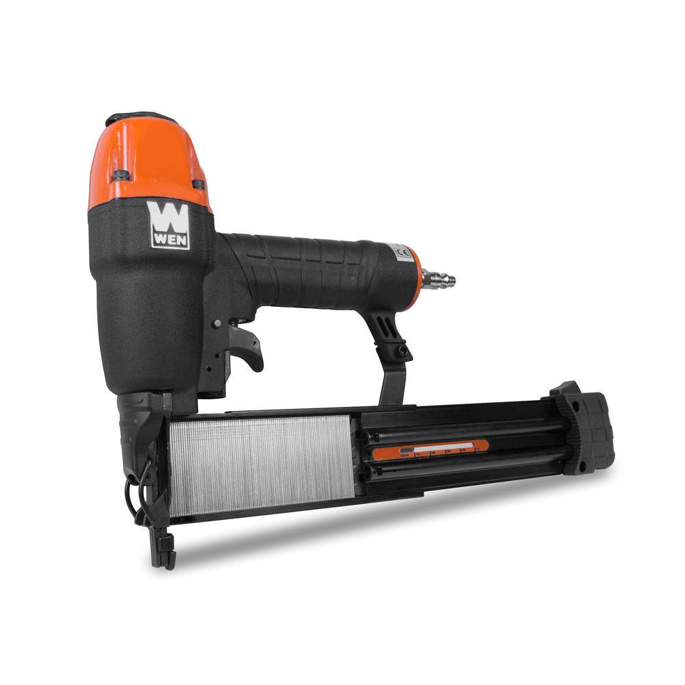 WEN 18-Gauge 2-in-1 Pneumatic 2 in. Brad Nailer and 14-in. Crown Stapler 61722K