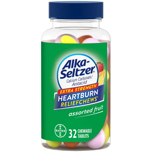 Alka-Seltzer Heartburn Relief Chews Assorted Fruit 32ct