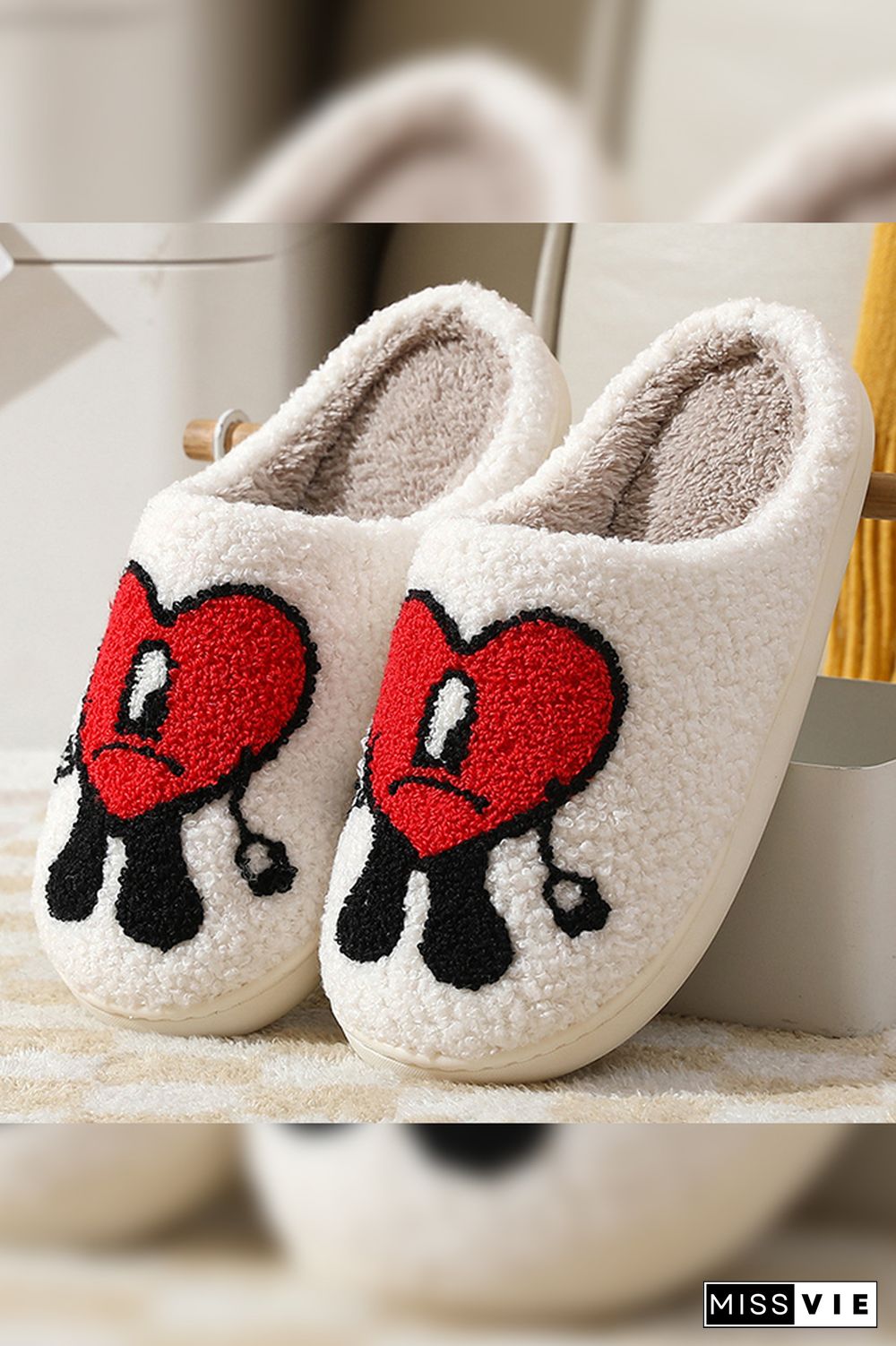 Bad Bunny Fluffy Slippers