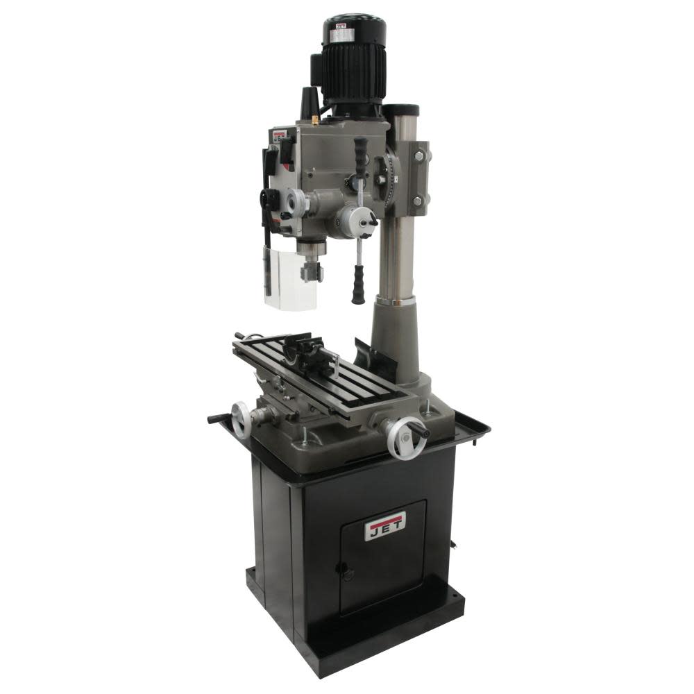 JET Geared Head Square Column Mill/Drill with Power Downfeed 351046 from JET