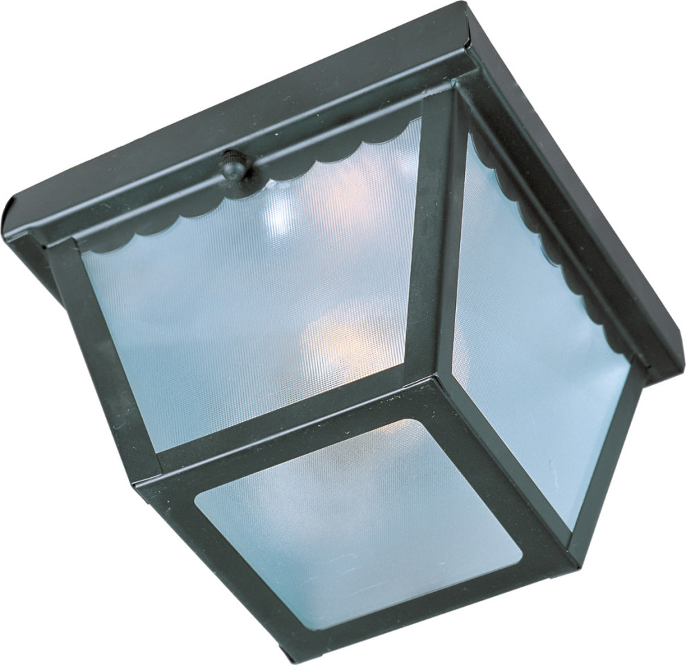 Outdoor Essentials Square Flush Mount (Set of 8)   Transitional   Outdoor Flush mount Ceiling Lighting   by HedgeApple  Houzz