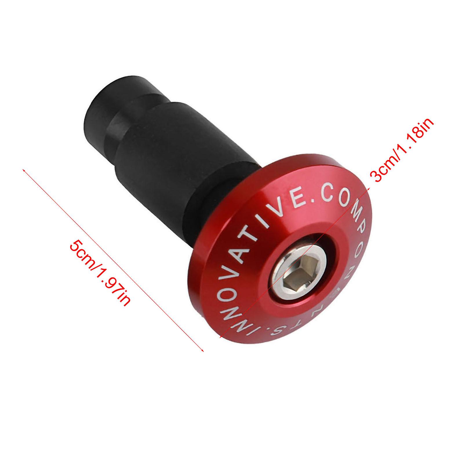 22mm 7/8inch Motorcycle Handlebar End Slider Plug Caps For Racing Atv Offroad Red