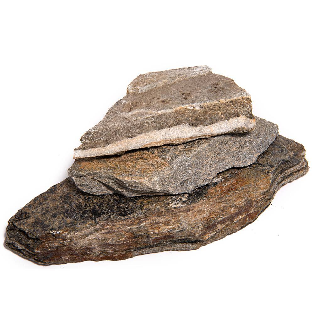 Southwest Boulder  Stone 12 in. x 12 in. x 2 in. 30 sq. ft. Red Mountain Natural Flagstone for Landscape Gardens and Pathways 02-0205