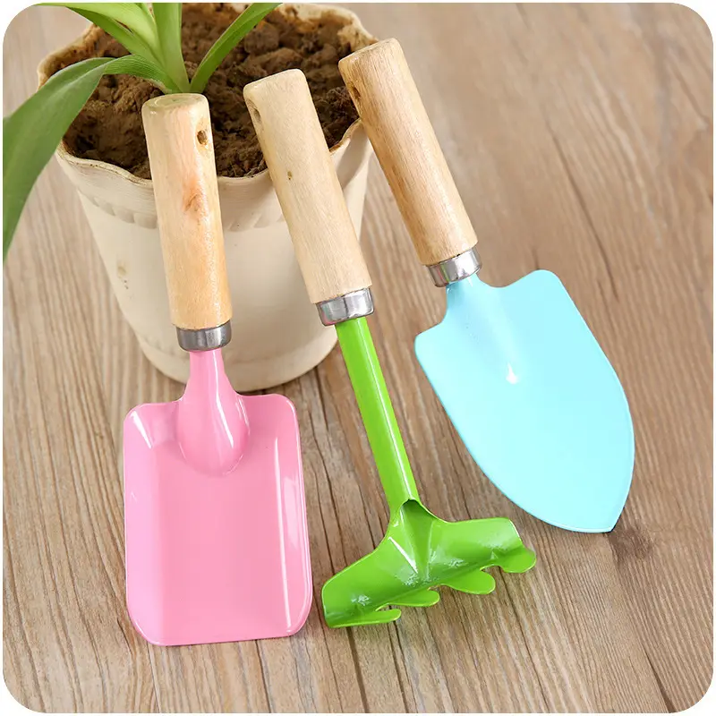 Gardening tools three sets of gardening potted planting tools multifunctional shovel rake spade home succulent loose soil shovel